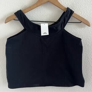 NWT Urban Outfitters Black High Neck Tank Elevated Basic Medium